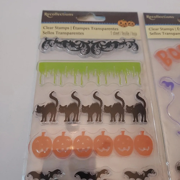 Halloween Clear Stamps Set of 2 by Recollections - Picture 2 of 5